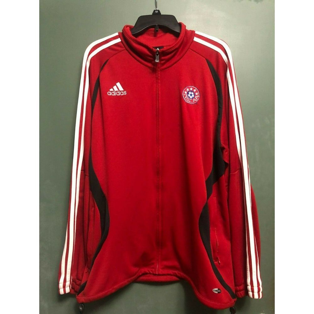 NSCAA Adidas Clima365 Mens Size L Soccer Jacket